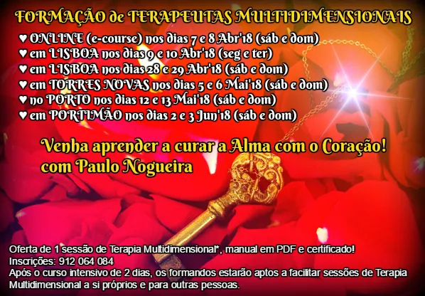 CURSO DE TERAPIA MULTIDIMENSIONAL combinado con Paulo Nogueira