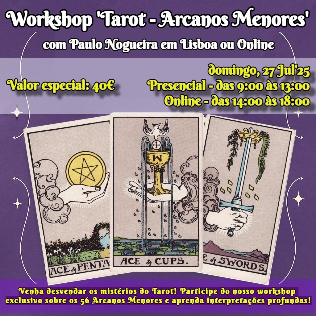 Workshop 'Tarot - Arcanos Menores'