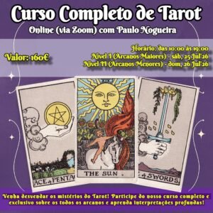Curso Completo de Tarot Online Julho 2026