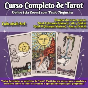 Curso Completo de Tarot Online - Maio'26