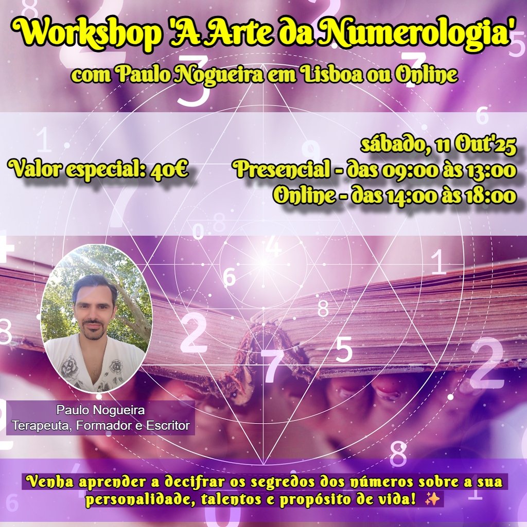 Workshop 'A Arte da Numerologia'