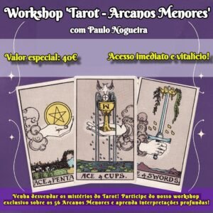 Workshop 'Tarot - Arcanos Menores' gravado