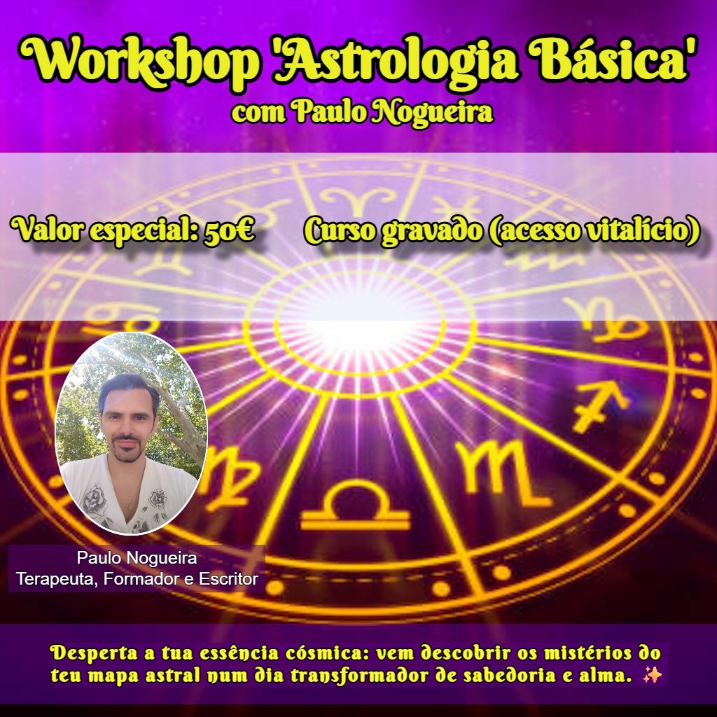 Workshop Gravado 'Astrologia Básica'